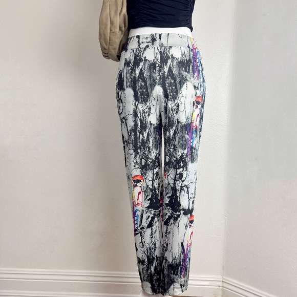 Halfheart Abstract Face Print Jogger Pants Size S - Picture 1 of 9